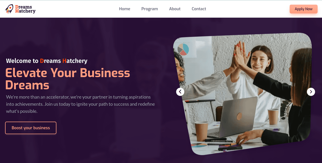 Dreams Hatchery - Startup Accelerator Platform